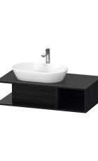 Duravit D-Neo Wall Hung Vanity with Countertop and Open Shelf