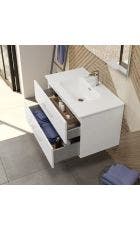 Acuario 2 Drawer Wall Hung Vanity and Basin