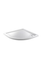 Low Profile Quadrant Slip Resistant Shower Tray (White)