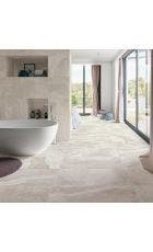 Travertino Di Caracalla Rectified Porcelain 60x120cm Floor Tile (Bianco)