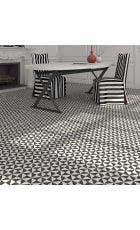 1900 Terrades Ceramic 20x20cm Floor & Wall Tile (Grafito)