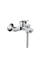 Hansgrohe Logis Single Lever Manual Bath Mixer for Exposed Installation (Chrome)