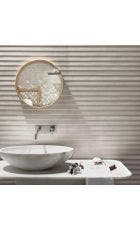 Terracruda Textured Rectified Ceramic 40x120cm Wall Tile (Calce)