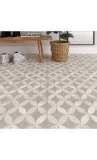 Nassau Kerala Porcelain Floor & Wall Tile 20x20cm (Grey)