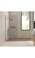 Concrete Rectified Ceramic 30x90cm Wall Tile (Cream)