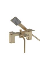 Tangram Bath Shower Mixer (Brushed Brass)