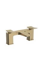 Tangram Bath Filler (Brushed Brass)