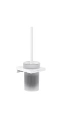 Hansgrohe AddStoris Toilet Brush and Holder (White)