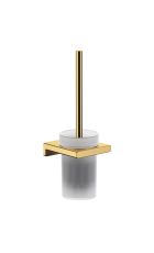 Hansgrohe AddStoris Toilet Brush and Holder (Gold Optic)