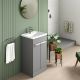 Galway 2 Door Floor Standing Vanity with Handles and 1 Taphole Basin