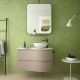 Salgar Mam 900mm 2 Drawer Vanity with Countertop and Basin (Macchiato)