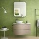 Salgar Mam 900mm 2 Drawer Vanity with Countertop and Basin (Macchiato)