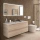 Salgar Monterrey 1000mm Wall Hung 2 Drawer Vanity (Natural) with Basin