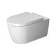 Duravit Me By Starck Wall Hung Toilet Pan with Durafix and Soft Close Seat