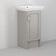 Utopia Roseberry 500mm 1 Door Floor Standing Vanity and Basin with Left Hand Hinge (Dove Grey)