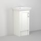 Utopia Roseberry 500mm 1 Door Floor Standing Vanity and Basin with Right Hand Hinge (Cotton White)