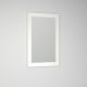 Utopia Roseberry 500x850mm Framed Mirror (Cotton White)