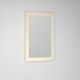 Utopia Roseberry 500x850mm Framed Mirror (Clotted Cream)