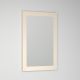 Utopia Roseberry 600x850mm Framed Mirror (Clotted Cream)