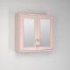 Utopia Roseberry 790mm Double Mirror Cabinet (Rose Quartz)