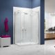 Merlyn Series 8 Frameless 1200+ mm Hinge Shower Door with Inline Panel & 900mm Side Panel