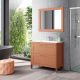 Toscana 1000mm 2 Drawer Floor Standing Vanity and Basin with Chrome Handles (Sunset)