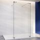 Rosery Nova 700mm Double Entry Wetroom Panel with 300mm Swivel Panel and 1200mm Stabilising Bar (Chrome)