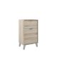 Midi 500mm Floorstanding 1 Drawer, 1 Door Vanity with Countertop & Chrome Handles & Legs (Oak)