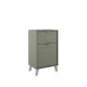 Midi 500mm Floorstanding 1 Drawer, 1 Door Vanity and Countertop & Chrome Handles & Legs (Musgo)