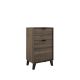 Midi 500mm Floorstanding 1 Drawer, 1 Door Vanity and Countertop & Black Handles & Legs (Valenti)