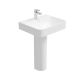 Ronda 550mm Square Basin & Full Pedestal