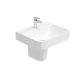 Ronda 550mm Square Basin & Semi Pedestal