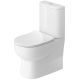 Duravit Durasolenu Rimless Comfort Height Close Coupled Back To Wall Pan with Slim Seat and Cistern