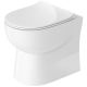 Duravit Durasolenu Rimless Back To Wall Toilet Pan with Toilet Seat (No Cistern)