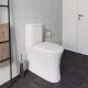 Duravit Durameruna Rimless Comfort Height Close Coupled Back To Wall Toilet Pan with Wrap Over Seat and Cistern