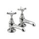 Bristan 1901 Pair Basin Taps with Ceramic Disc Valves (Chrome)