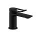 Saffron EcoStart Small Basin Mixer with Waste (Black)