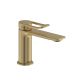 Saffron EcoStart Basin Mixer with Waste (Brushed Brass)