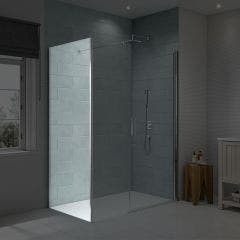 Merlyn Series 8 Frameless Side Panel for Pivot & Inline Shower Door