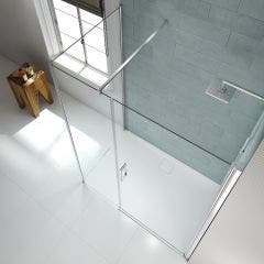 Merlyn Series 8 Frameless Hinge & Inline Shower Door