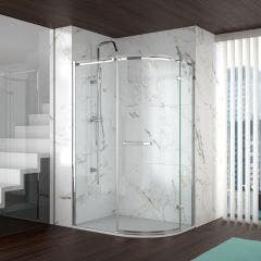 Merlyn Series 8 Frameless 1 Door Offset Quadrant Shower Enclosure