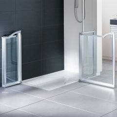 Easa Evolution Shower Enclosure Pack with Level Access Tray (Chrome & Glass)