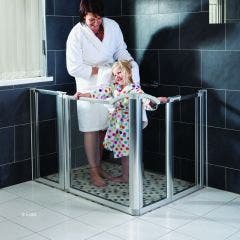 Evolution Shower Enclosure Pack with Dek Tray (Chrome & Glass)