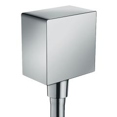 Hansgrohe FixFit Square Wall Outlet with Non-Return Valve