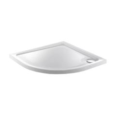 Low Profile Quadrant Slip Resistant Shower Tray (White)