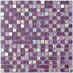 Lagos Glass & Marble 30x30cm Mosaic Sheet Tile