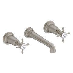 Guild Wall Mounted 3 taphole Basin Mixer Tap