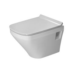 Duravit DuraStyle Compact Rimless Wall Hung Toilet Pan with Soft Close Seat