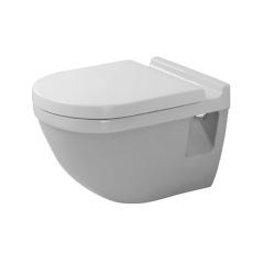 Duravit Starck3 Wall Hung Toilet Pan with Soft Close Seat