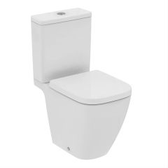 Ideal Standard I.Life S Rimless Compact Close Coupled Pan with Soft Close Seat